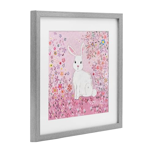 Affiche encadrée Flopsy Floral Rabbit Stupell sous verre cadeau idéal naissance et crémaillère