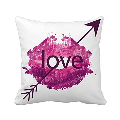 Coussin Saint-Valentin Rose Day 40x40 oreiller canapé multicolore