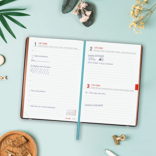 Finocam - Diary 2022 2023 Mara 18 months 1 per day page July 2022 to December 2023 (18 months) Geometric International - Image 4