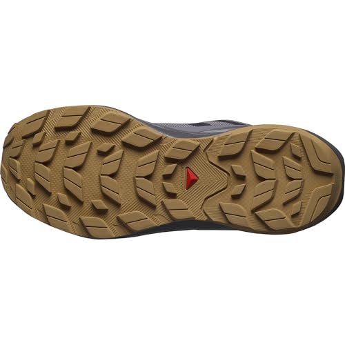 Salomon Women’s Elixir Tour Waterproof Winter Low Hiking Shoe - Nine Iron/Shark/Kelp - 7.5