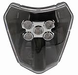 ktm smc led scheinwerfer Robustes und wasserdichtes Gehäuse aus Polycarbonat mit ECE Zulassung. Lieferumfang: 1x LED Scheinwerfer inkl. Stecker, einfaches Plug & Play