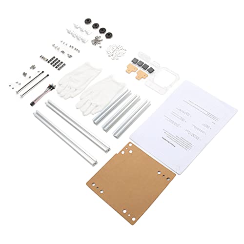 ITX Soporte Gabinete de Computadora, Aleación de Aluminio DIY Gabinete Abierto con Buena Disipación de Calor, Chasis Abierto, Soporte Rack, Compatible con Placa Madre ITX y Fuente ATX (Plateado) miniatura 2