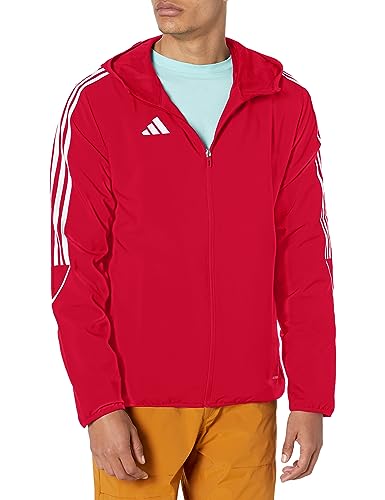 adidas Mens Tiro23 League Windbreaker Soccer Cleats Moisture Wicking - Red