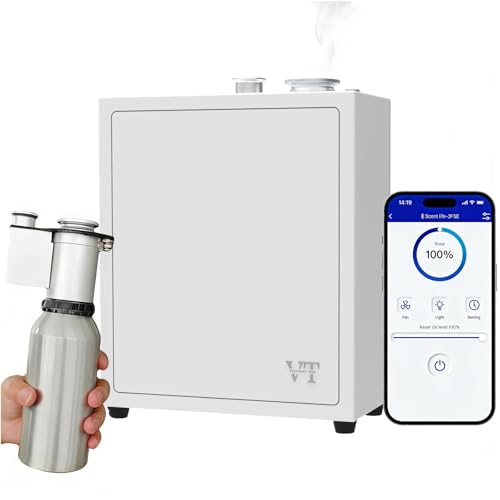 Difusor aromático eléctrico para 4000 sq.ft, capacidad 500 ml