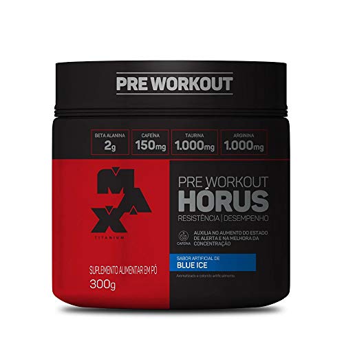 Pré Treino Horus - 300g Beta Alanina Arginina Taurina Cafeína - Max Titanium