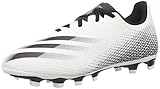 Flexible Bodenfußballschuhe adidas Herren X Ghosted 4 Flexible Ground Fußballschuh, FTWR White, 43 1/3 EU