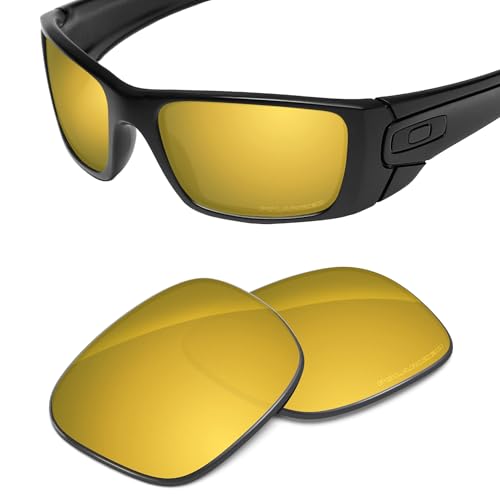 Image of Performance Replacement Lenses Compatible with Oakley Fuel Cell OO9096 Polarized, UV Protection, Anti-Scratch