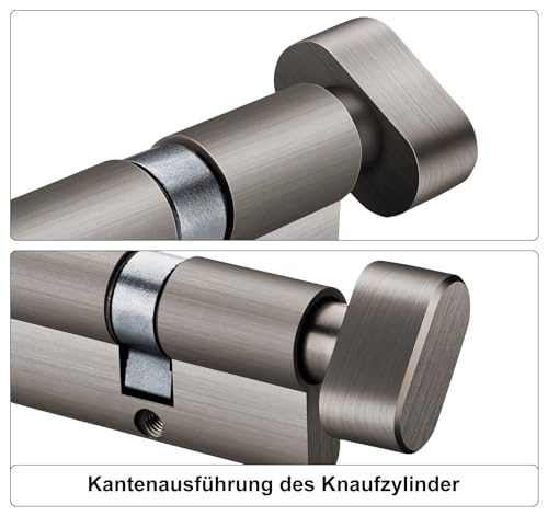 Hengsong Zylinderschloss 30/30,Schließzylinder mit Knauf,Knaufzylinder,für...