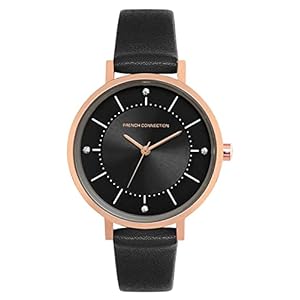 French Connection Analog Women’s Watch (Dial Colored Strap)