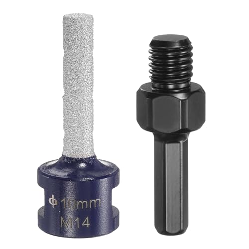 Foret de fraisage diamant 10 mm pour biseauter et limer proprement la porcelaine sans éclat