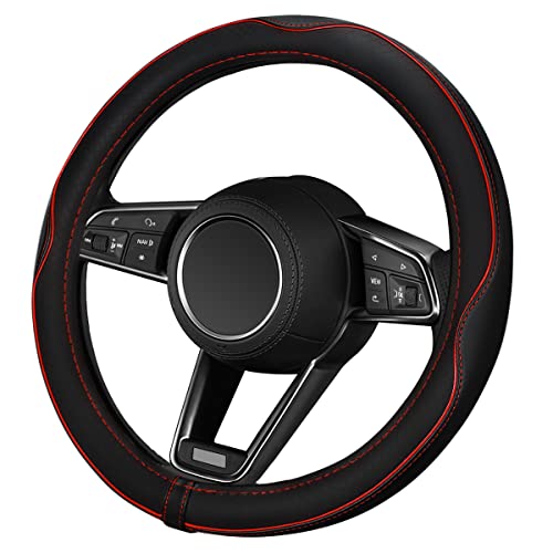 Lenkradhülle Auto Mint Green - PU Leder Bezug Schweißabsorbierend & Rutschfest