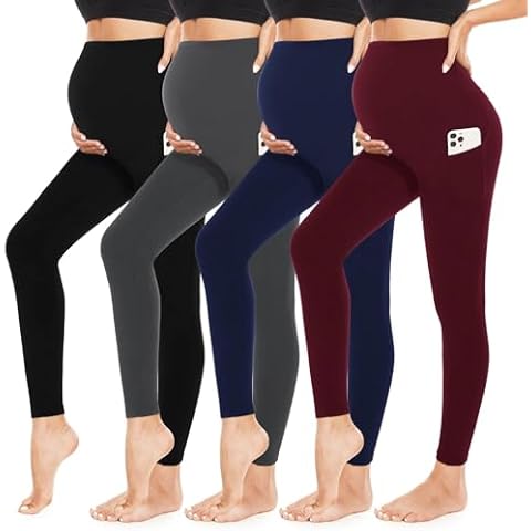MOREFEEL Maternity Leggings with Pockets Cover