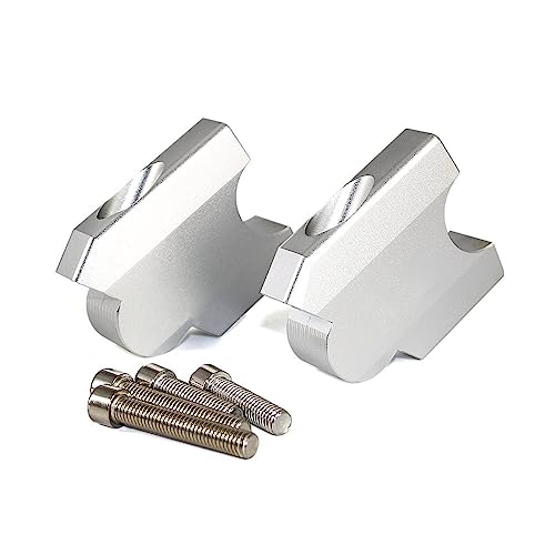 Risers de Guidon XT1200Z Réhausse Confort pour Moto Super Ténéré Argent