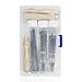 Quwei 63 Pieces 3 Sizes Felting Needles Wool Felt Tools with 3 Pieces Clear Bottles and 3 Pieces Wooden Handles
