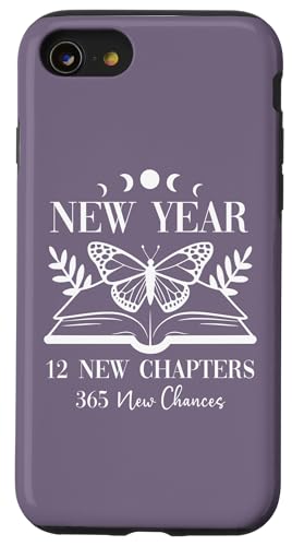 12 New Chapters 365 New Chances Book Reading 2026 New Year �X�}�z�P�[�X iPhone SE (2020) / 7 / 8 �p