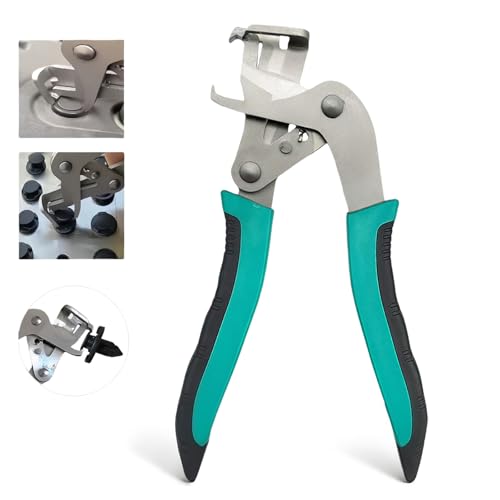 Car Clip Pliers and Disassembly Tools, Push Pin Pliers Tool, Auto Panel Clip and Plastic Trim Removal Tool, Easily Removes Plastic Fasteners and Rivets
