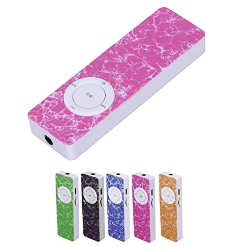 MP3 Player, Schulgeschenk für Kinder, Tragbarer, Verlustfreier HiFi Sound, MP3 Musik Player, Unterstützt Bis zu 64 GB Speicherkarte für Superleichte Sportarten(D)