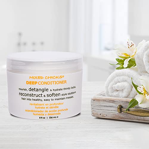 Mixed Chicks Detangling Deep Conditioner - Softens, Moisturizes & Detangles Straight Or Curly Hair, 8 Fl.oz #TOP2