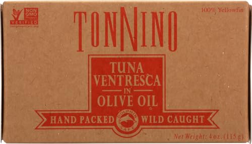 Tonnino Ventresca Tuna In Olive Oil Tin 4Oz (Pack of 6)