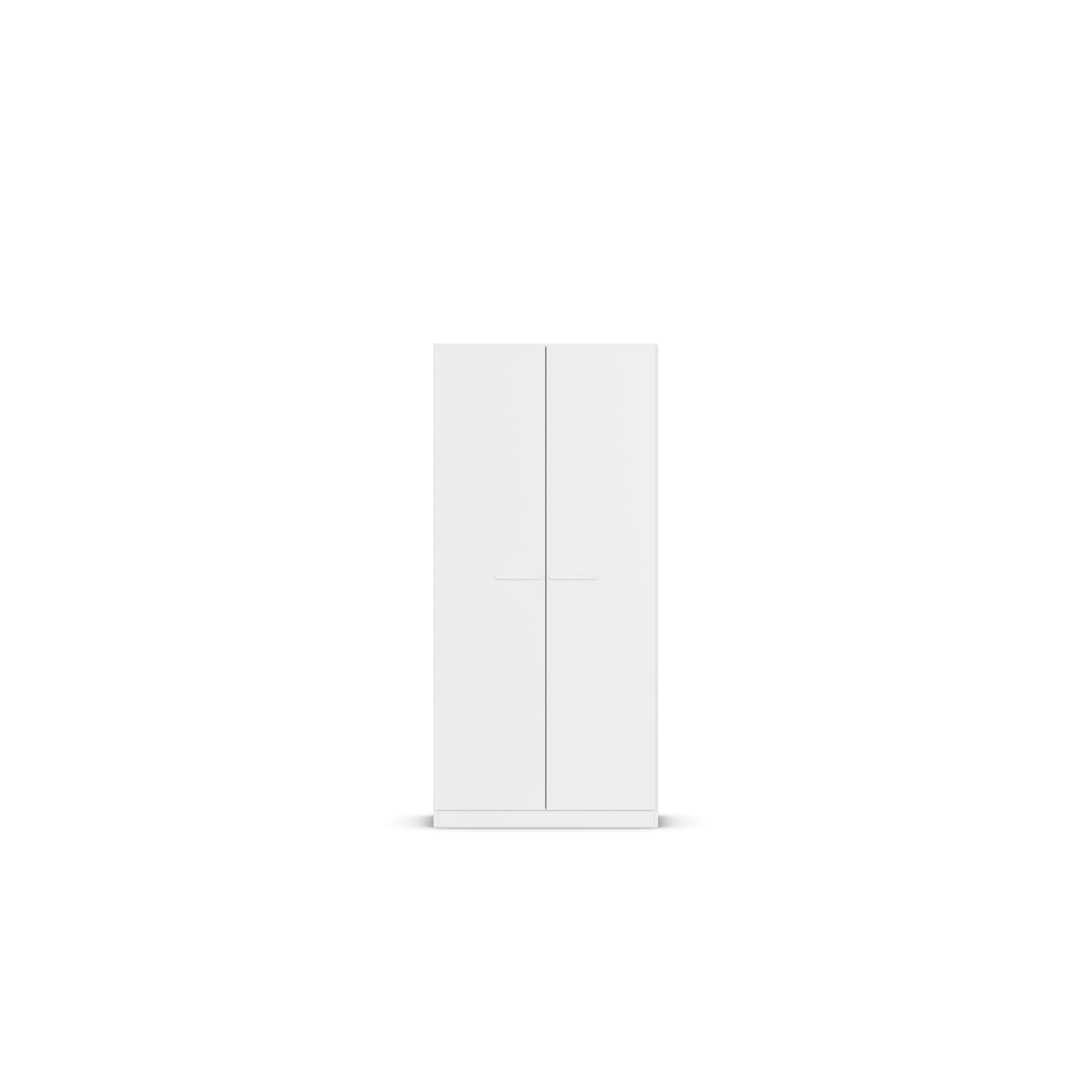 Rauch Möbel PRANDON, Kleiderschrank, Farbe Weiß, Breite 91 cm