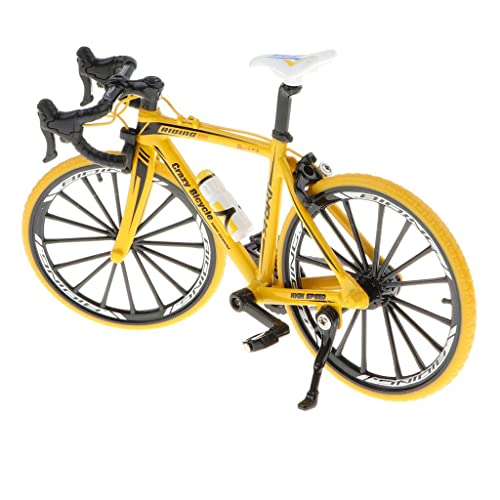 ＡＷＨＡＯ Bicicletas de Montaña Plegables: 10 Bicicletas como Regalo Decorativo – Plegables, Tal como Se Describen, amarillo2