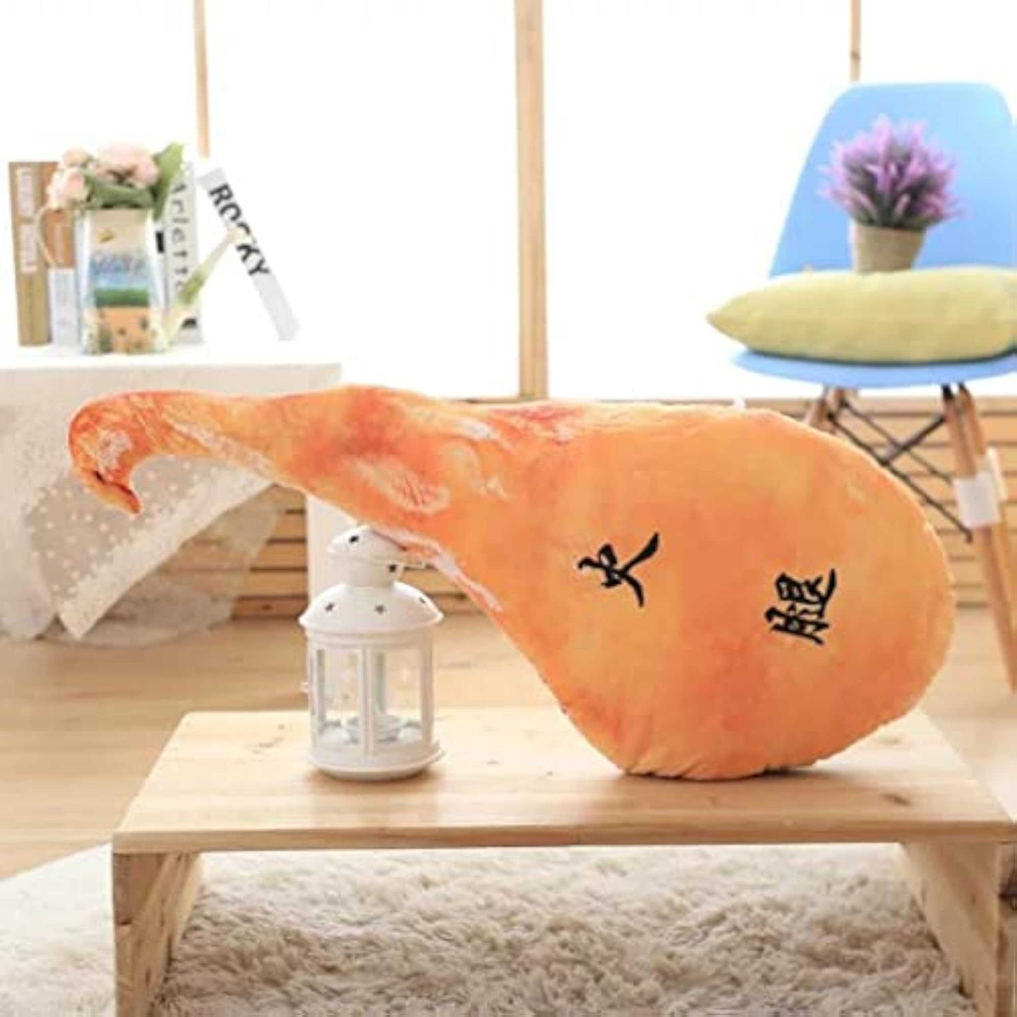 2x Cute Ham Doll Plush Toy Pillow Cushion for Home Decor