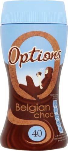 Options Belgian Hot Chocolate, 220g Jar