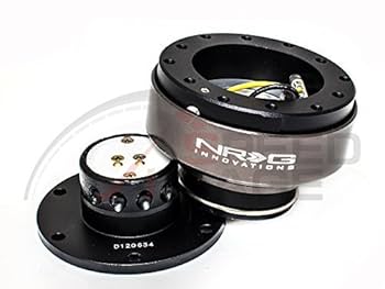 NRG クイックリリース ブラック 黒 SRK-200BK ステアリング Amazon.com: NRG Innovations Gen 2.0 Steering Wheel Quick