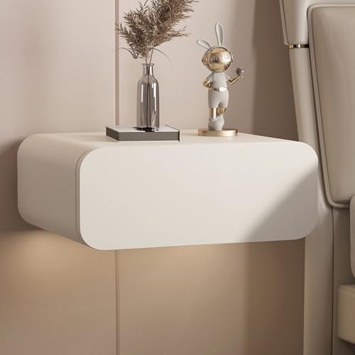 Table de chevet flottante murale pour optimiser un studio