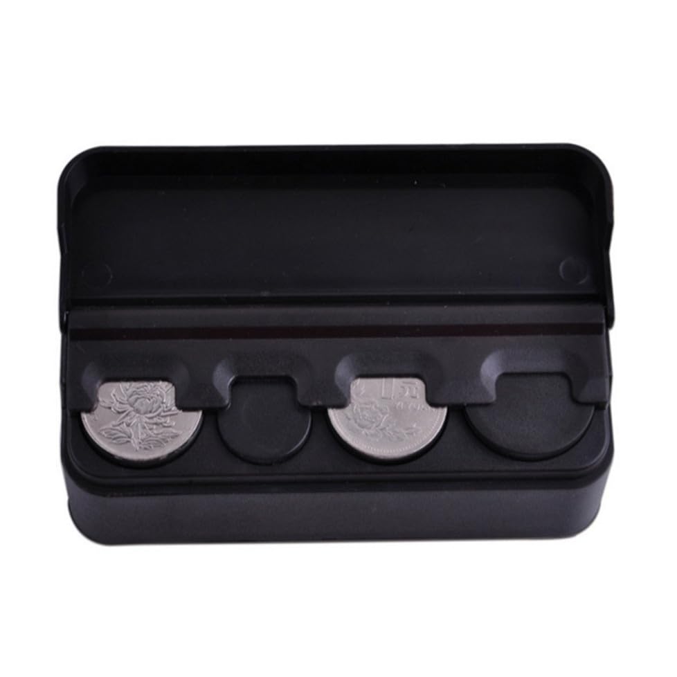 Organizador de Monedas para Auto OUNONA 2 Piezas Negro miniatura 5