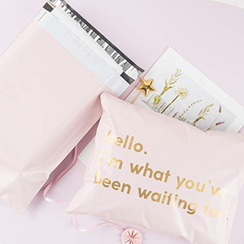 image for RUSPEPA Poly Mailer Shipping Bag with Self Sealing, Business Text Prin