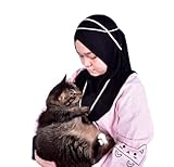 MuLanLegend Handmade| Princess Nur Hijab Pleated | Girls Kids 1 piece Cotton Practical Hijab Headscarf Instant Scarf