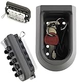 🔑 - CARACTERISTIQUES - Matière: Alliage zinc et aluminium - Dimensions: 10.7 x 6.5 x 6 cm - Usage intérieur et extérieur - Chevilles et vis fournies - Garantie 2 ans