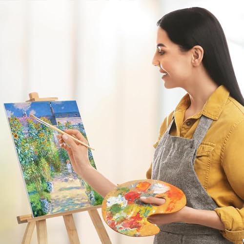 Image of KEFF Canvas for Painting - 5-Pack 8x10 Canvas Value Pack - 100% Cotton Triple Primed Small Canvases for Painting. Mini Canvases Bulk Set for Acrylic, Oil, Watercolor&Tempera - Art Supplies for Adults
