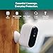 Arlo Essential Security Camera Wireless Outdoor 2K (3rd Gen, 2025 Release) - Battery Power, Person Recognition, Package Detection, Animated Preview, 1-Month Trial of Secure Plan, 3 Cam, White