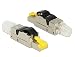 Produktbild DeLock RJ45 Stecker feldkonfektionierbar Cat.8 Metall
