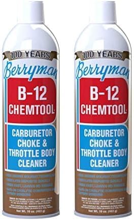 Berryman Products 0117 B-12 Chemtool Carburetor, Choke and Throttle Body Cleaner [Not VOC Compliant in Some States], 16-Ounce (117) (Pack of 2)