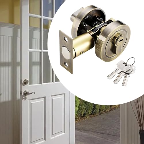 Serrure de porte cylindre unique adaptée à la maison et hôtel