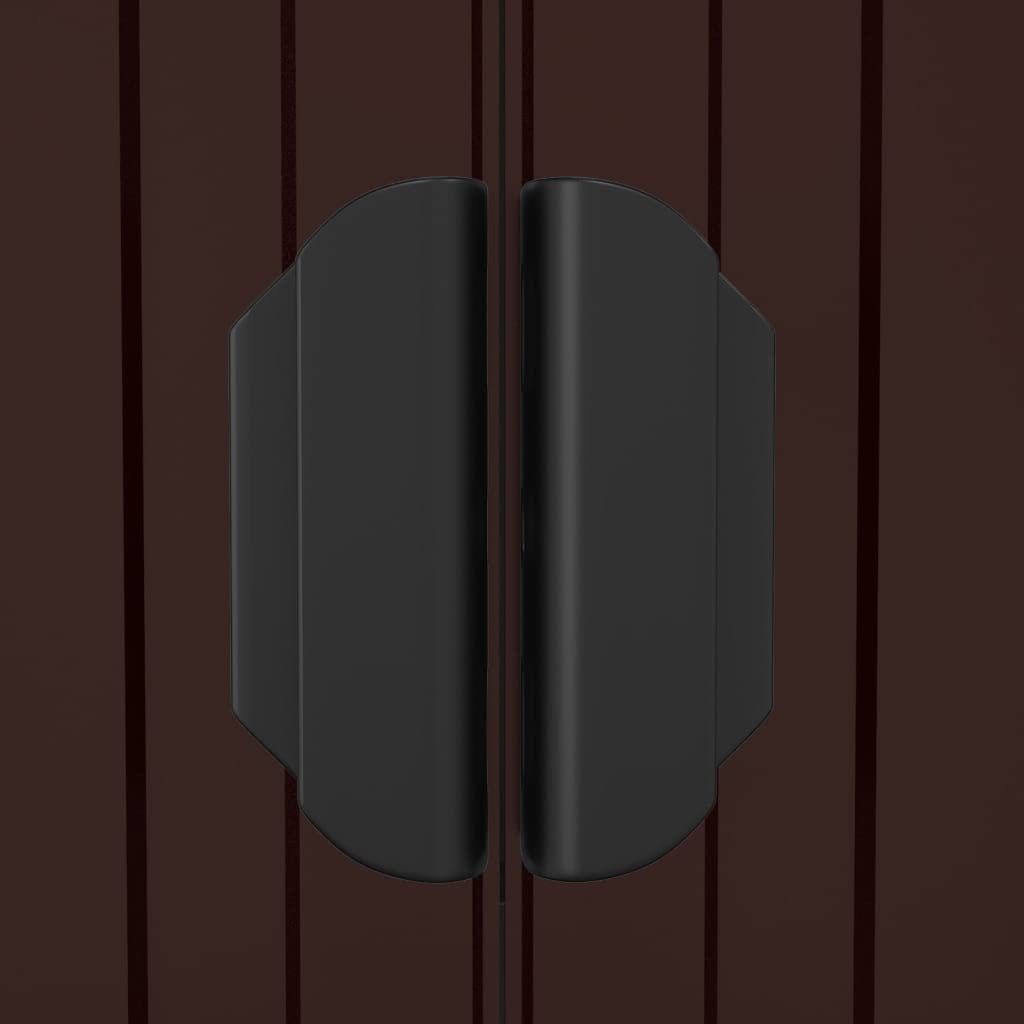 Caseta para herramientas, acero galvanizado, 192 x 938 x 223 cm, puerta corredera, con cerradura, resistente a la intemperie para herramientas, cortacésped, bicicleta y accesorios de jardín