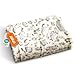 Cheer Collection Animal Print Throw Blanket | Soft Velvety Faux Fur Microplush Reversible Cozy Warm Throw Blanket - 50" x 60" - Snow Leopard
