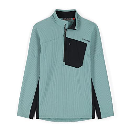 Spyder Men's Bandit Hybrid 1/2 Zip Mid Layer Jacket