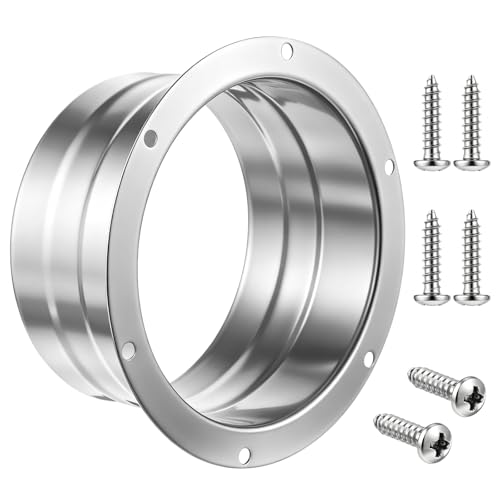 Stainless Steel Air Duct Connector Wall Plate