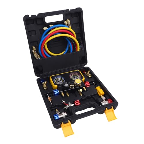 冷媒410 Amazon.co.jp: R410A R32 R134A R22冷媒4ウェイAC診断キット用の
