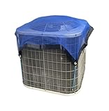 MSJSZP ac unit covers outdoor,36' x 36'Top Universal ac covers for outside ac fence for outside unit (Blue)