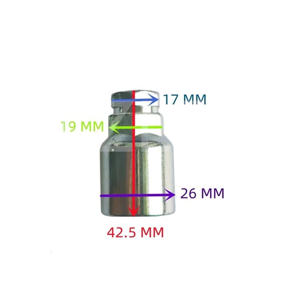 Auto Radschrauben Kompatibel Mit Thalia Für Twingo Für Wind Lock Radschrauben Schrauben Schraubenschlüssel Radmuttern M12x1.5