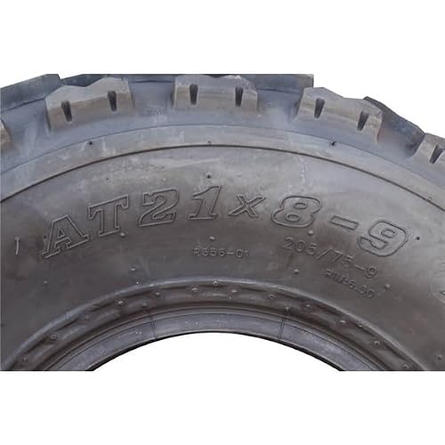 Ocelot P356 ATV Front Tire 21x8-9 GNCC Holeshot Sport RAZR Style 4-Ply Construction with Non-Directional Tread Pattern for Durability, Grip, and Traction