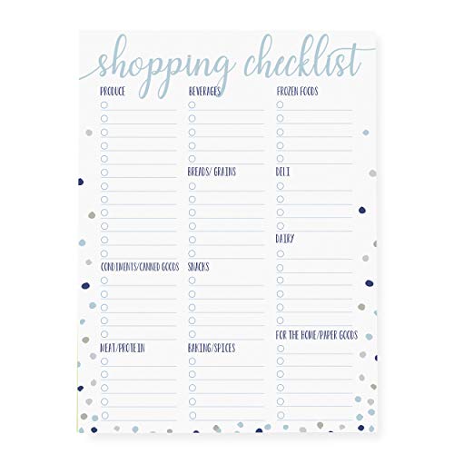 Graphique Large Magnetic Notepad, Shopping Checklist – 150 Sheets, 6”
