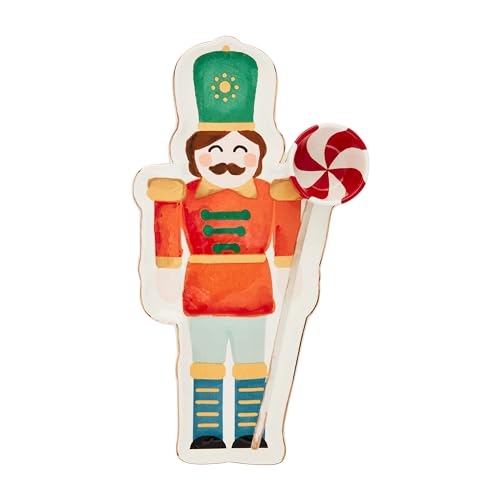 Mud Pie Nutcracker Chip And Dip; chip 16 1/2