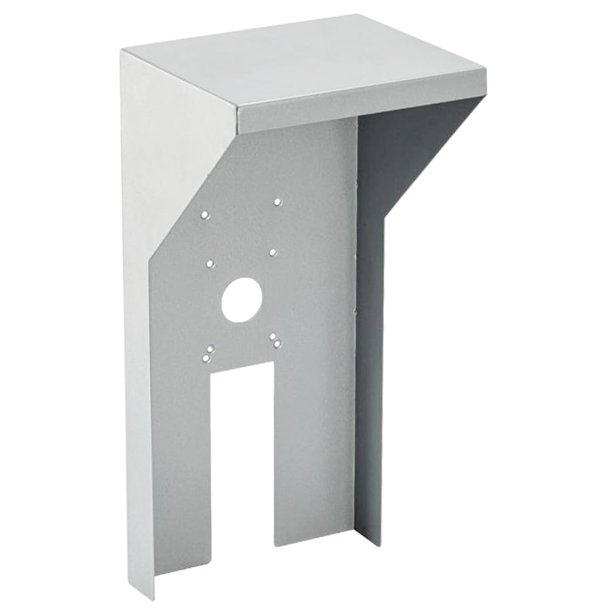 Cubierta para timbre de lluvia de metal aislante y protector para puerta exterior