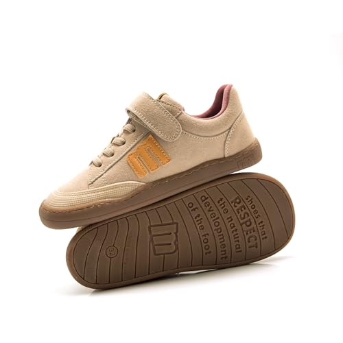 Mtng Unisex Para CriançA. 49317 TéNis Free Bege (29), Plano, Velcro, Casual, Moda Infantil - 8